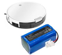 Techtek Batería CS-EDM820VX Compatible con Deebot 500, Deebot M82, Deebot M82UK, DM82, RoboStar T50, RoboStar T60, RoboStar T80 Pro Sustituye
