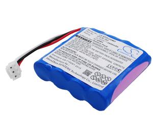 Techtek Batería CS-EDS120MD Compatible con CM-1200B ECG, CM1200B ECG, DECG-03A, DECG-03A Elcktro Cardiogram, M3, M3A Vital Signs Monitor, MEC-03,