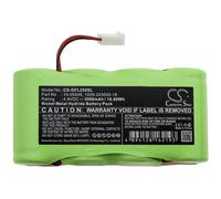 Techtek Batería CS-GFL250SL Compatible con Fennel FL 250 VA-N, LX250, METLAND FL250VA, Rotationslaser FL 1000, Rotationslaser FL 200AN,