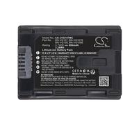 Techtek Batería CS-JVG107MC Compatible con GZ-E10, GZ-E100, GZ-E200, GZ-E200AU, GZ-E200BU, GZ-E200RU, GZ-E205, GZ-E220, GZ-E245, GZ-E300,