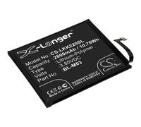 Techtek Batería CS-LKK220SL Compatible con K200BMW, K22 2020, K22+ 2020, LMK200BAW, LMK200BMW, LMK200EMW Sustituye LG BL-M03, EAC64791001