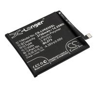 Techtek Batería CS-LVK630SL Compatible con K6 Note, K6 Note Dual SIM, K8 Plus Sustituye Lenovo BL273