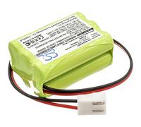 Techtek Batería CS-MOS826BT Compatible con Prime WES Siren, ProGuard OS826 siren, ProGuard800 Siren, wireless ProGuard alarm panel Sustituye