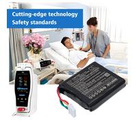 Techtek Batería CS-MRP700MD Compatible con Oxymetre DE Pouls Radical-7, Radical 7 Pulse Oximeter, RDS-7 Sustituye Masimo 27057 (LP-BPXMASI1S2P),