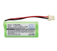 Techtek Batería CS-MTP20MB Compatible con MBP161, MBP161TIMER, MBP20 Sustituye Motorola VT1208014770G