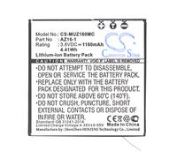 Techtek Batería CS-MUZ160MC Compatible con AZ16 Sustituye Xiaomi AZ16-1