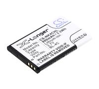 Techtek Batería CS-NK4CHL Compatible con 107, 108, 1265, 1325, 1661, 2220 Slide, 2650, 2651, 2652, 3108, 3500 Classic, 5100, 600, 6066, 6088,