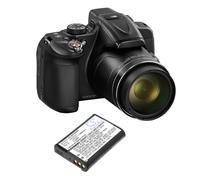 Techtek Batería CS-NKP600MC Compatible con Coolpix P600, Coolpix P610, Coolpix P610s, Coolpix P900, Coolpix P900s, Coolpix S810c Sustituye NiKon