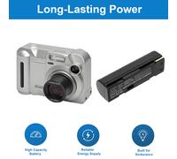Techtek Batería CS-NP100FU Compatible con DS260, DX-9, FINEPIX MX-600, GC-QX3HD, GC-QX5HD, GC-S5, MX-500, MX-600, MX-600 Zoom, MX-600X, MX-600X,