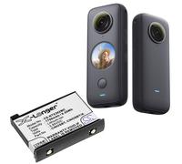 Techtek Batería CS-NTX362MC Compatible con One X2 Sustituye Insta360 CINOSBT, CINOSBT/A