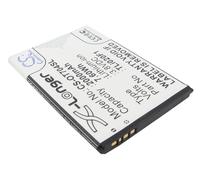 Techtek Batería CS-OT704SL Compatible con 5042X, 5044, 5044D, 5044R, 5044W, 5044Y, A450TL, A450TL, Cameo X 5044R, CAMEOX, Ideal Xcite,