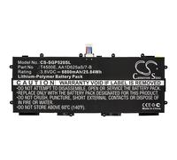 Techtek Batería CS-SGP520SL Compatible con Galaxy Tab 3 10.1, GT-P5200, GT-P5210, GT-P5220 Sustituye Samsung AA1D625aS/7-B, T4500E