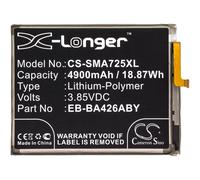Techtek Batería CS-SMA725XL Compatible con galaxy 5g mobile WiFi, Galaxy A32, Galaxy A32 5G 2021, Galaxy A326, Galaxy A42, Galaxy A42 5G, Galaxy
