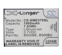 Techtek Batería CS-SME370XL Compatible con Galaxy S4 Mini, Galaxy S4 Mini Duos, Galaxy S4 Mini LTE, GT-i9190, GT-i9192, GT-i9195, GT-i9197X,