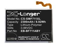 Techtek Batería CS-SMF711XL Compatible con Galaxy Z Flip 3, M-F711R4, SM-F7110, SM-F711B, SM-F711D, SM-F711J, SM-F711N, SM-F711T, SM-F711U,
