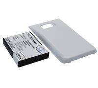 Techtek Batería CS-SMI9100WL Compatible con Galaxy S II, Galaxy S2, GT-I9100 Sustituye Samsung EB-F1A2GBU, EB-FLA2GBU, EB-L102GBK