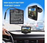 Techtek Batería CS-TMS25SL Compatible con 4EN.001.02, 4EN42, 4EN52, 4EV42, 4EV52, Star 20, Star 25 Sustituye TomTom ALHL03708003