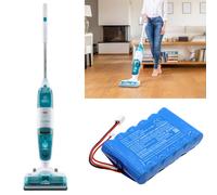 Techtek Batería CS-TNF100VX Compatible con 1230 Aquamaster, Aquamaster 1230, FW020100US, FW15M-01, HF10E-01, iFLOOR IPX4, iFloor Wet Dry Vacuum