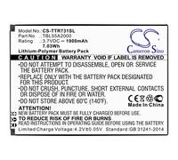 Techtek Batería CS-TTR731SL Compatible con M7310, M7350 ver 3.20, M7350 ver 4.0 Sustituye TP-Link TBL55A2000