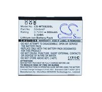 Techtek Batería CS-WTX820SL Compatible con GP55BT, GPD 430 GPS, GPD430, Talk&Drive 43SL, Talk&Drive 43SL A, X820, X850 Sustituye WayteQ 554844P