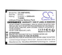 Techtek Batería CS-XMF490SL Compatible con F490 4G Sustituye Xiaomi DC027