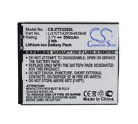 Techtek Batería CS-ZTF228SL Compatible con 227, 228, 228, A711, A933, F228, F280, F285, G-X670, Lisbon, T60, VF227, VF228, X670 Sustituye Orange