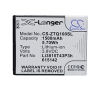 Techtek Batería CS-ZTQ100SL Compatible con A4c, Blade Q Mini, NTZEZ667G3P4P, Prelude 2, Whirl 2, Whirl II, Z667, Z667G, Z667T, Zinger Sustituye