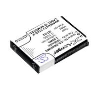 TECHTEK Baterías 1050mAh Compatible con [Zoom] 247-9036, Q4, Q4 Handy Video Recorder, para [Silvercrest] Action CAM SCAA 5.00 A1, para [Sealife] DC2000, DC2000 Pro, para [HP] LC200W, LC200W Mini WiF