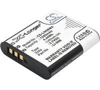 TECHTEK Baterías 1200mAh Compatible con [Olympus] DS-9000, DS-9500, OM System, Powers Stylus SP-100, SH-1, SH-50 His, Stylus XZ-2, XZ-2 His, iHS, TG-1, TG-2, TG-3, TG-5, TG-6, TG-7, TG-Tracker, Toug