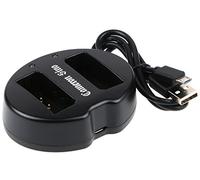 TECHTEK Cargador Compatible con [Canon] EOS 1100D, EOS 1200D, Kiss X50, Rebel T3 sustituye LC-E10, LC-E10C, LC-E10E