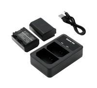 Techtek Cargador DF-SFA900UH Compatible con A7 Mark 3, A7R Mark 3, Alpha a7 III, Alpha A7 Mark 3, Alpha a7R III, Alpha A9, ILCE-7M3, ILCE-7M3K,