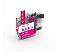 Techtek Cartucho de Tinta 10ml Compatible con [Brother] DCP-J 1050 DW, DCP-J 1140 DW, 1800 MFC-J 1010 sustituye LC-421XL (LC421XLM)