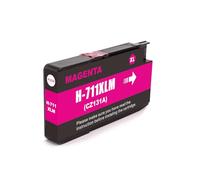 Techtek Cartucho de Tinta 30ml Compatible con [HP] DesignJet T 120, DesignJet T 120 24 Inch, 125, 130, 520, 520 24 Inch, 36 525 525 36 530 530 sustituye 711 (CZ131A)