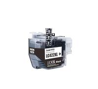 Techtek Cartucho de Tinta 64ml Compatible con [Brother] MFC-J 5340 DW, MFC-J 5340 DWE Ecopro, 5345 DW, 5740 6540 6540 DWE, 6590 6940 sustituye LC-422XL (LC422XLBK)