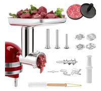 TechVizrs Accesorio Picadora de Carne para Batidora de pie KitchenAid