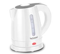 Techwood, Hervidor eléctrico (1 l), color blanco y gris