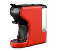 Techwood TCA-195N, Cafetera de café (varios cápsulas), color rojo