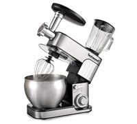 Techwood TRO-1726, Robot de repostería multifunción con cuenco de acero de 7 L, 1300 W, 3/1, batidora, picadora de acero inoxidable