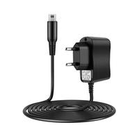 TECHZOCO Cargador Compatible con Consolas Nintendo New 3DS XL/ 3Ds/ New 2Ds/ 2Ds XL/DSi/DSi X L, Fuente de Alimentación Adaptador Alimentador CA, USB, DC 4.6V 900mA