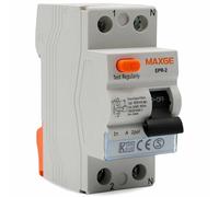 TECHZOCO Interruptor magnetotermico Alph Magnetotérmico residencial, Curva C, Tensión de empleo 240V AC, Normativa EN/IEC60898-1, Poder de corte 6000A, Número de polos: 1P+N, 16 Amperios