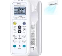 TECHZOCO Mando Universal para Aire Acondicionado, Mando Distancia Are Acondicionado, K-1028E, 1000 en 1 A/C Control Remoto LCD Digital, Compatible con hasta 1000 Marcas de Aire Acondicionado