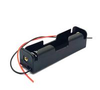 TECHZOCO Portapilas 18650, Soporte de Batería 18650, Caja para Pila 18650, Incluye Cable de 200mm, Voltaje Total: 3.7V (3.7V por Pila), Longitud 7.5 cm, Apto para 1 Pila MR18650
