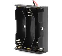 TECHZOCO Portapilas LR3 AAA, Soporte de Batería LR3, Caja para Pila LR3, Incluye Cable de 200mm, Voltaje Total: 4.5V (1.5V por Pila), Longitud 5.2 cm, Apto para 3 Pilas LR3 AAA (FR3, HR3, LR3)