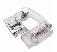 TECHZOCO - Prensatelas para bies Vivo y Dobladillo Snap-On, ajustable de 5 mm a 20 mm, tipo Snap-On