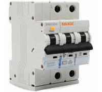 TECHZOCO Protección combinada IGA + sobretensión permanente, Protector monofásico, Protección contra sobretensiones, Norma EN50550, Curva C, Rango de actuación 170V a 280V, 6kA, 2 Polos. 40A