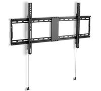 TECHZOCO Soporte de Pared para TV hasta 100 Pulgadas, Soporte Fijo extraplano para Televisores, Soporte de TV, Apto para 43 a 100 Pulgadas (109-254 cm), hasta 75 Kg, Compatible con VESA