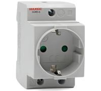 TECHZOCO Toma de corriente schuko, Enchufe Modular Schuko, Toma schuko Cofrets, Normativa EN/IEC60884-1 | Tensión de empleo 250V AC, Conexión hasta 25mm2, Intensidad 16A, 2 Polos+E, Apto para cofrets