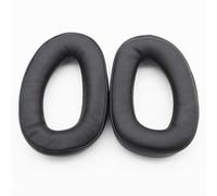 tecinity Almohadillas de Repuesto para Sennheiser GSP 370/350/303/302/301/300, Almohadillas Auriculares para Sennheiser GSP 300/301/302/303, Espuma de Memoria y Cuero Proteico (Negro)