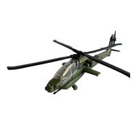 TECKEEN Aleación del ejército de los Estados Unidos AH-64 Apache Attack Helicóptero Modelo de avión 1:130 Simulación Ciencia Exposición Modelo