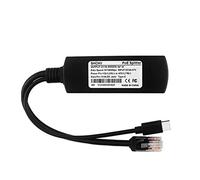 TECKEEN Divisor activo PoE de la tasa de transferencia de datos de 10/100/1000Mbps para la frambuesa Pi 4 4B